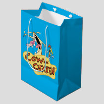 Cow and Chicken Logo Graphic Medium Gift Bag
