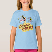 Cow and Chicken Logo Graphic