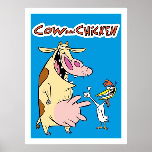 Cow And Chicken Poster