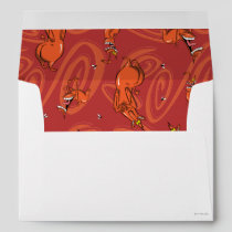 Cow and Chicken Red Guy Pattern Envelope