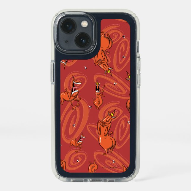 Cow and Chicken Red Guy Pattern Speck iPhone 13 Case (Front)