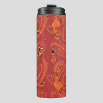 Cow and Chicken Red Guy Pattern Thermal Tumbler