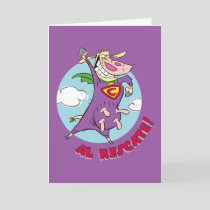 Cow and Chicken Super Cow Al Rescate! Card