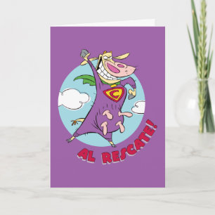 Cow and Chicken Super Cow Al Rescate! Card