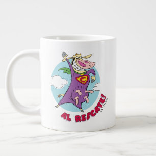Cow and Chicken Super Cow Al Rescate! Giant Coffee Mug
