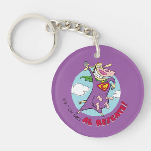 Cow and Chicken Super Cow Al Rescate! Keychain