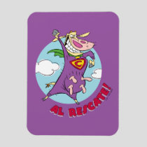 Cow and Chicken Super Cow Al Rescate! Magnet
