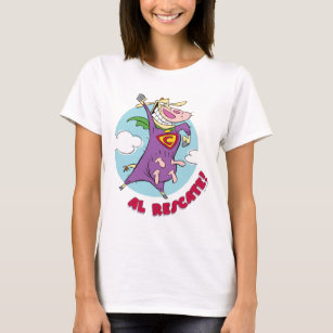 Cow and Chicken Super Cow Al Rescate! T-Shirt