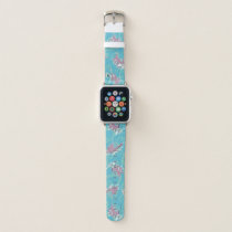 Cow and Chicken Super Cow Pattern Apple Watch Band