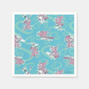 Cow and Chicken Super Cow Pattern Napkins