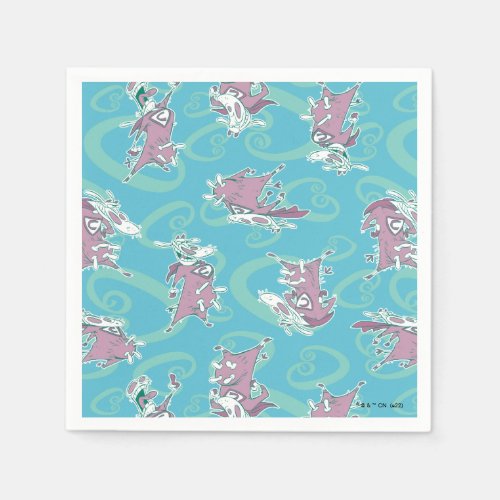Cow and Chicken Super Cow Pattern Napkins