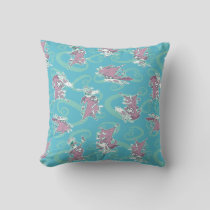 Cow and Chicken Super Cow Pattern Throw Pillow