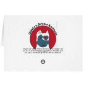 Cow and ducks cards (Back Horizontal)