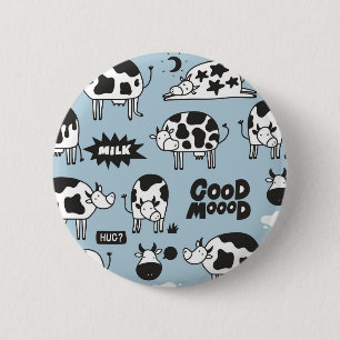 Cow and milk button