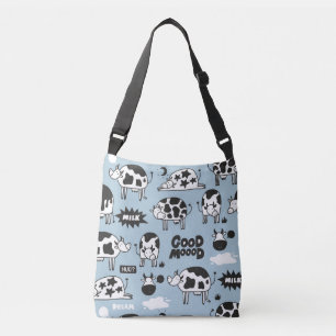 Cow and milk crossbody bag