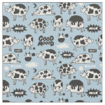 Cow and milk fabric