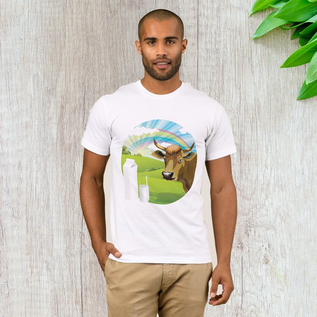 Cow And Milk Mens T-Shirt (Creator Uploaded)