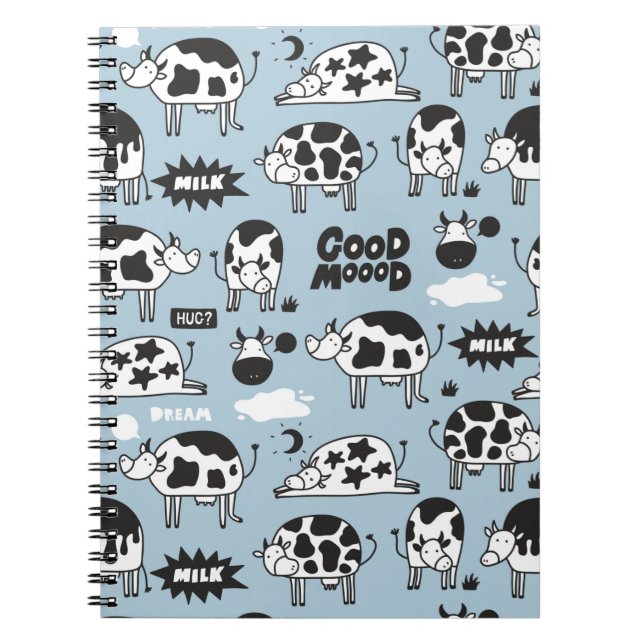 Cow and milk notebook (Front)