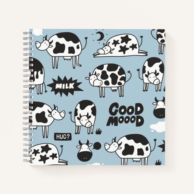 Cow and milk notebook (Front)