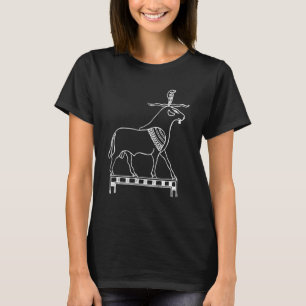 Cow And Snake Ancient Egypt Egyptian Hieroglyphi T-Shirt