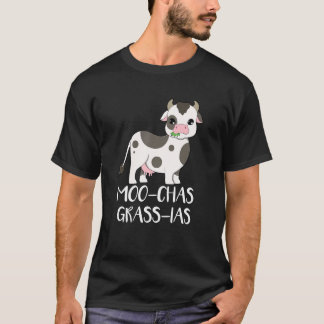 cow animal cute wordplay mexican spanish T-Shirt