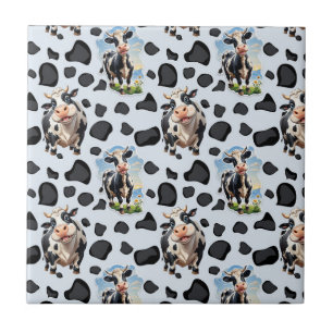 Cow Animal Pattern Design  Ceramic Tile