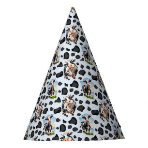 Cow Animal Pattern Design  Party Hat