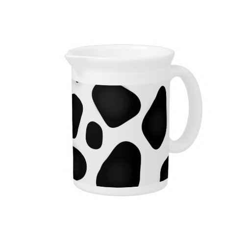 Cow animal pattern ticket beverage pitcher