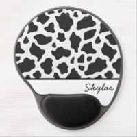 Cow Animal Print Custom Cursive Name
