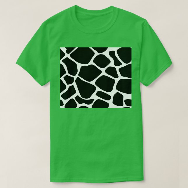 Cow Animal Print Pattern T-Shirt (Design Front)