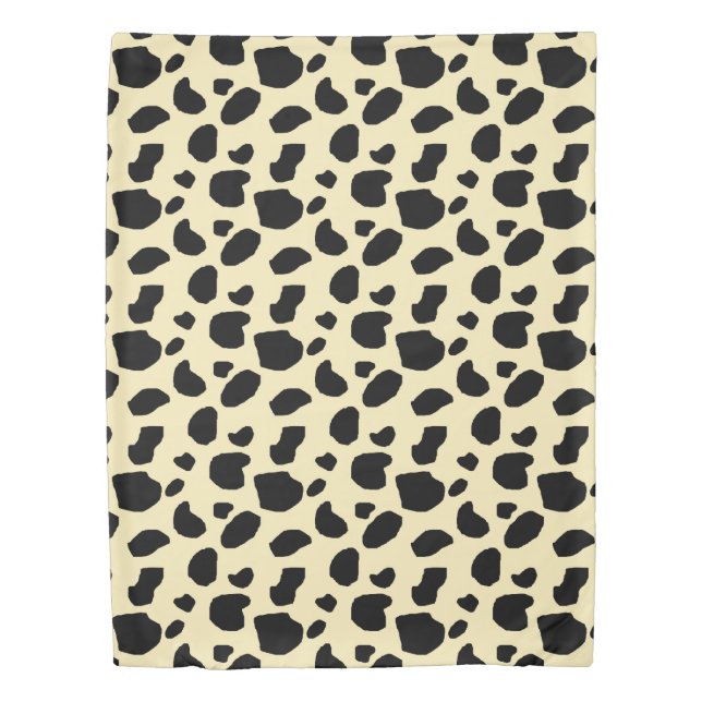 Cow Animal Skin Colour Pattern Design  Duvet Cover (Front)
