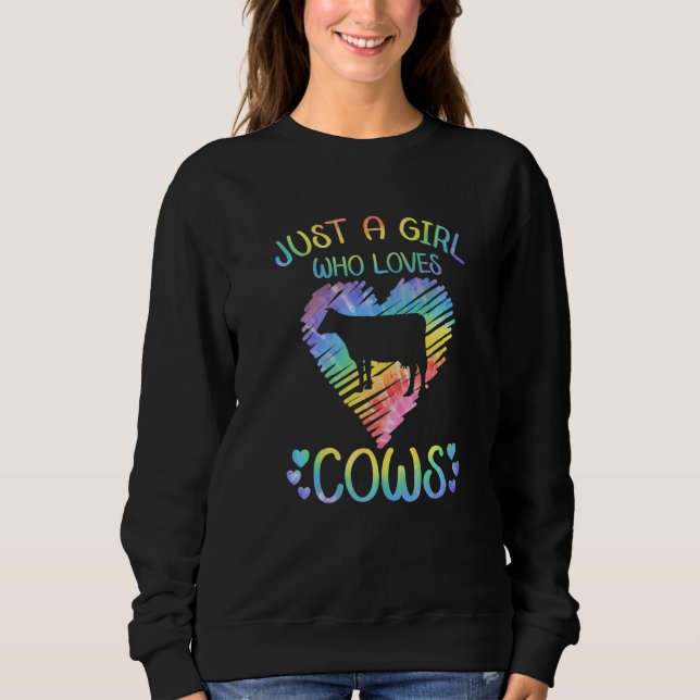 Cow Apparel Farmer Cows Lover for Women & Kids Pre Sweatshirt (Front)