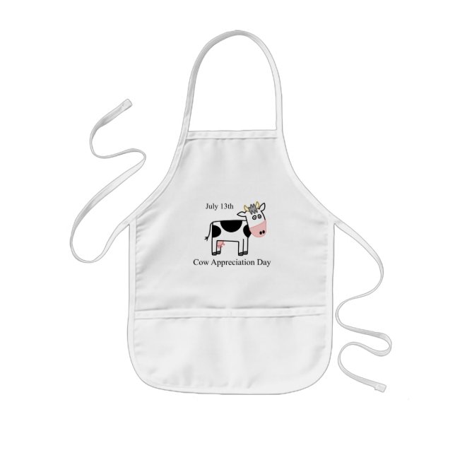 Cow Appreciation Day Kids' Apron (Front)
