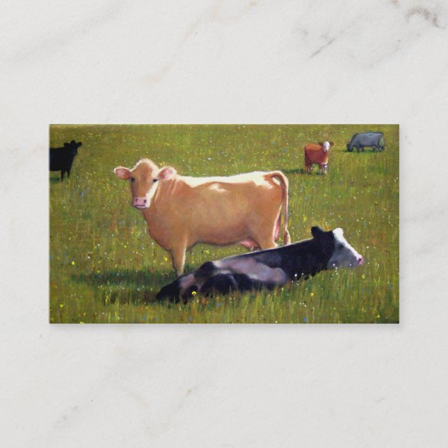 COW ARTWORK: BUSINESS CARD (Front)