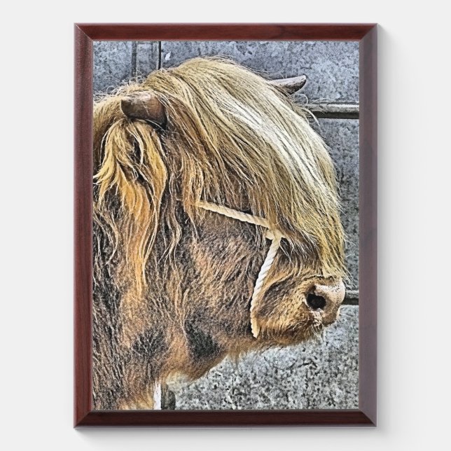 COW AWARD PLAQUE (Vertical)