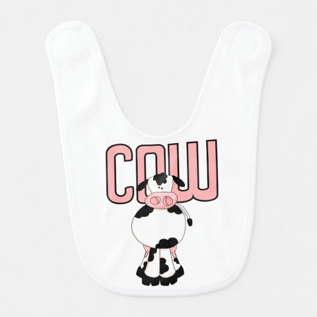 COW BABY BIB (Front)
