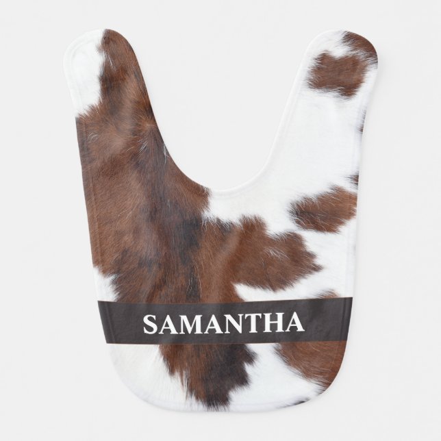 Cow Baby Bib (Front)