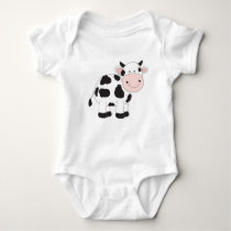 Cow baby bodysuit