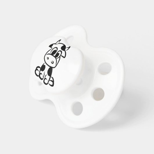 Cow Baby Pacifier (Front Right)