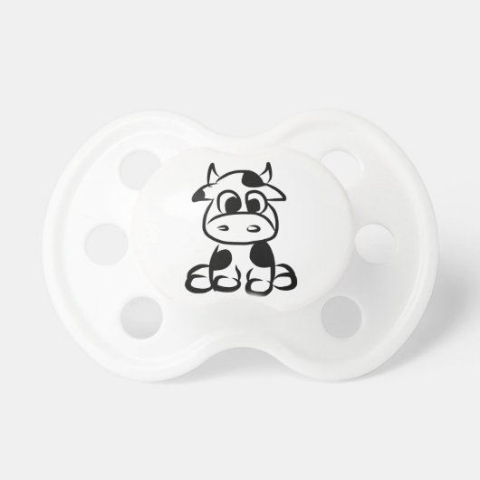 Cow Baby Pacifier (Front)