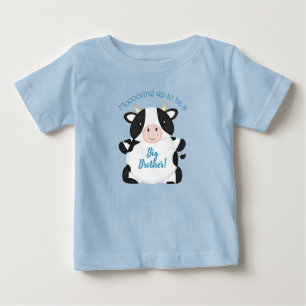Cow Baby Shower Farm  Baby T-Shirt