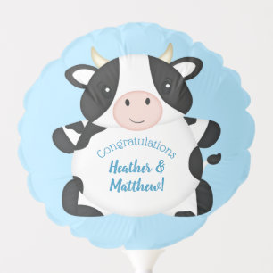 Cow Baby Shower Farm  Balloon