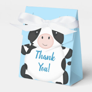 Cow Baby Shower Farm Favor Boxes
