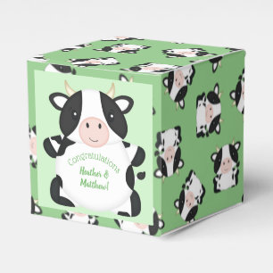 Cow Baby Shower Farm Favor Boxes