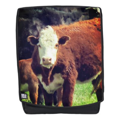 fuzzy cow bag