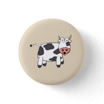 Cow Badge Pinback Button