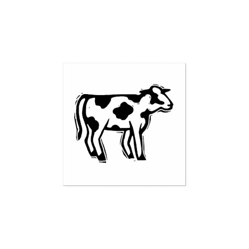 Cow Beef Meal Stamp DIY Wedding Placecard rustic