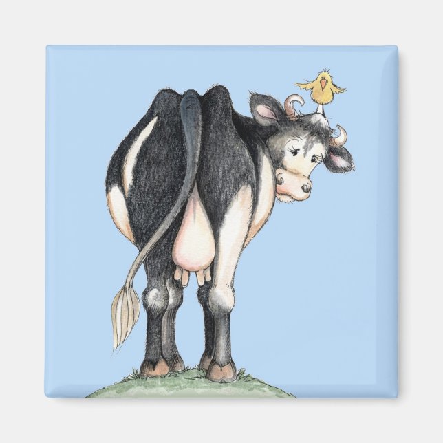 Cow Behind Magnet (Front)