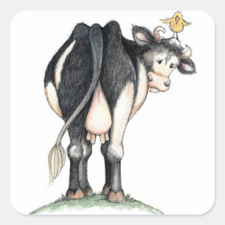 Cow Behind - Stickers