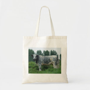 Cow Belgian Blue Tote Bag